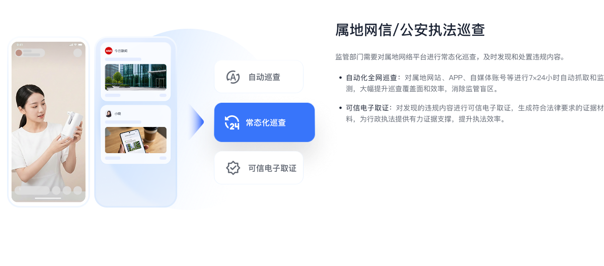 属地网信/公安执法巡查